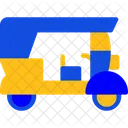 Tuktuk Transport Pousse Pousse Icône
