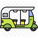 Tuk Tuk Pousse Pousse Automatique Balade Icône