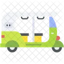 Tuk Tuk Pousse Pousse Automatique Balade Icône