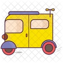 Tuk Tuk Auto Rickshaw Local Auto Icon