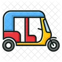 Pousse Pousse Auto Transport Icône