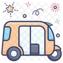 Rikshaw Auto Transport Icône