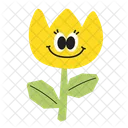 Tulip Happy Flower Icon