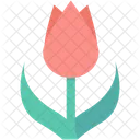 Tulip Rose Flower Icon