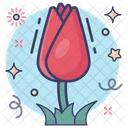 튤립 봄 꽃 농업 아이콘