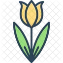 Tulip Spring Blooming Bud Icon