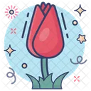 Tulip Spring Flower Agriculture Icon