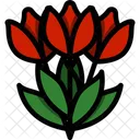 Tulip Flower Bow Icon