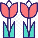 Tulipan Flor Floral Icon