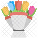 Tulips Bouquet Flowers Icon