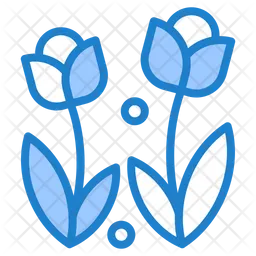 Tulpe Blume  Symbol