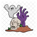 Tumba Halloween Muerte Icono