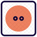 Tumble Drying Normal Temperature  Icon