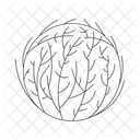 Tumbleweed Isolated Rolling Tumble Weed Icon