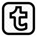 Tumblr Social Media Logo Symbol