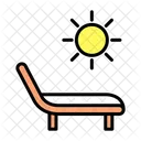 Cama solar  Icono