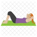 Tummy Exercise Aerobics Stretch Muscle Icon