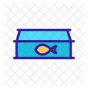 Tuna Fish Contour Icon