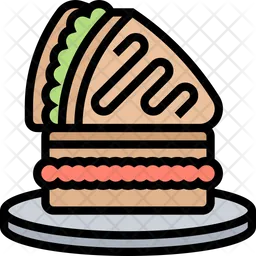 Tuna Melt Sandwich  Icon