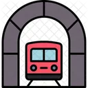 Tunel Transporte Ferrovia Icon