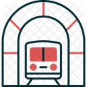 Tunel Transporte Ferrovia Icon