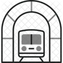 Tunel Transporte Ferrovia Icon