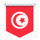 Tunesien National Turkei Symbol