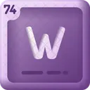 Tungsten Mercury Hafnium Icon
