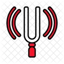 Tuning Fork Frequency Resonance Icon