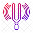 Tuning Fork Frequency Resonance Icon