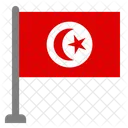 Flag Country Tunisia Icon