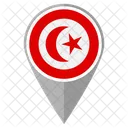 Tunisia Country Location Location Icon