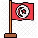 Tunisia Country Flag Icône