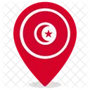 Tunisia Country National Icon