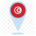 Tunisia Location  Icon