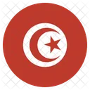 Tunisie Nationale Pays Icône