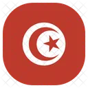 Tunisie Nationale Pays Icône