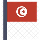 Tunisie Nationale Pays Icône