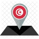 Tunisie Drapeau Icône