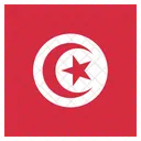 Tunisie Drapeau Icône