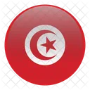 Tunisie Pays Drapeau Icône