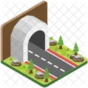 Tunnel Underpass Highway Icon