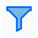 Tunnel Filter Sorting Icon