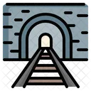 Tunnel Railway Railroad Icône
