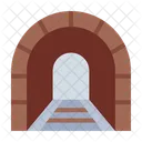 Tunnel Railway Tracks Icon