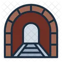 Tunnel Railway Tracks Icon