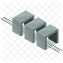 Tunnel Train Building Icon
