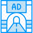Tunnel Transport Train Icon