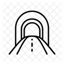 Tunnel Construction Underground Icon