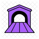 Tunnel Construction Underground Icon